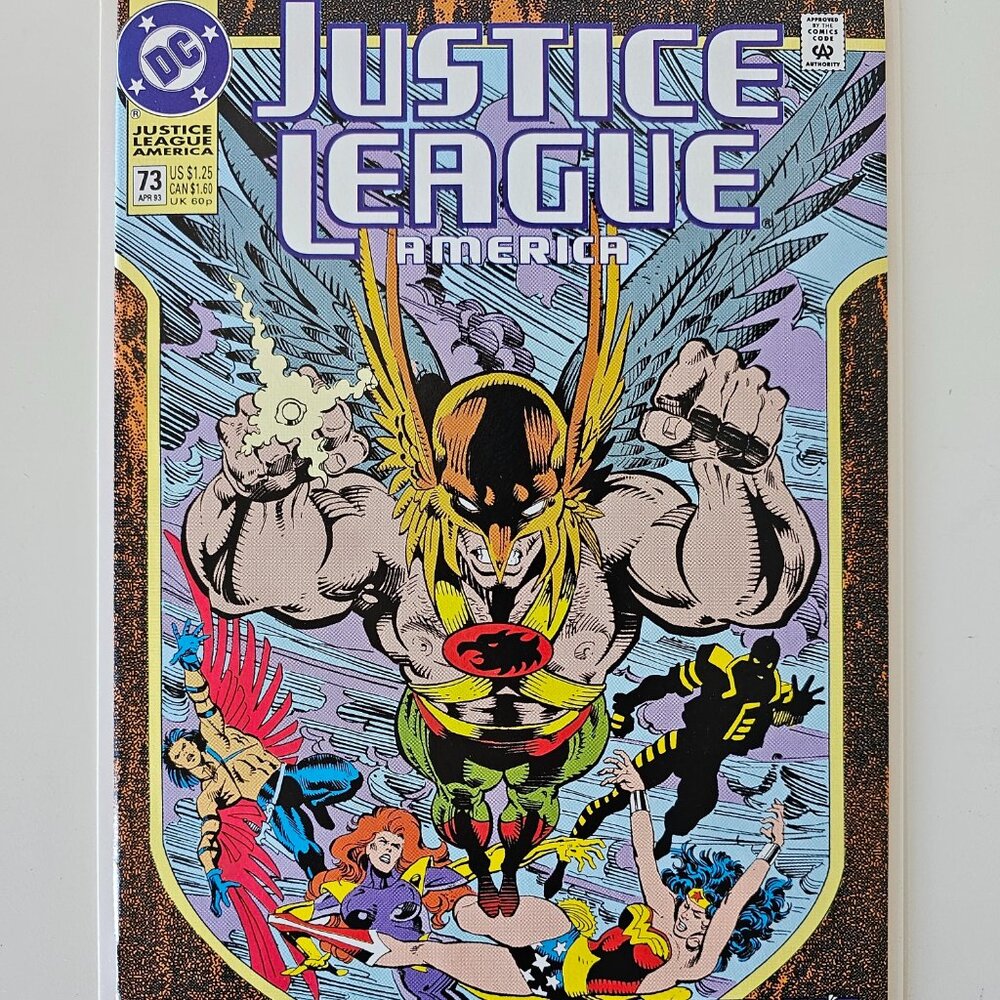 JUSTICE LEAGUE America #73 Apr 1993 DC Comics Destiny's Hand Part II VF/NM